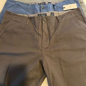 Lucky Brand Mens shorts. 40 waist/20 length. never worn. Green, Blue, dark grey.